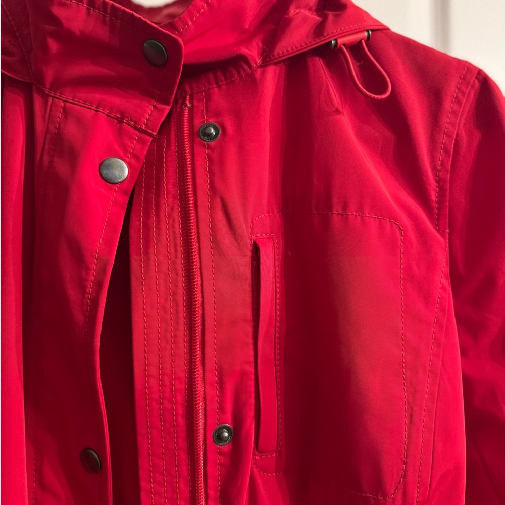 Talbots Waterproof Red Utility Jacket - image 7